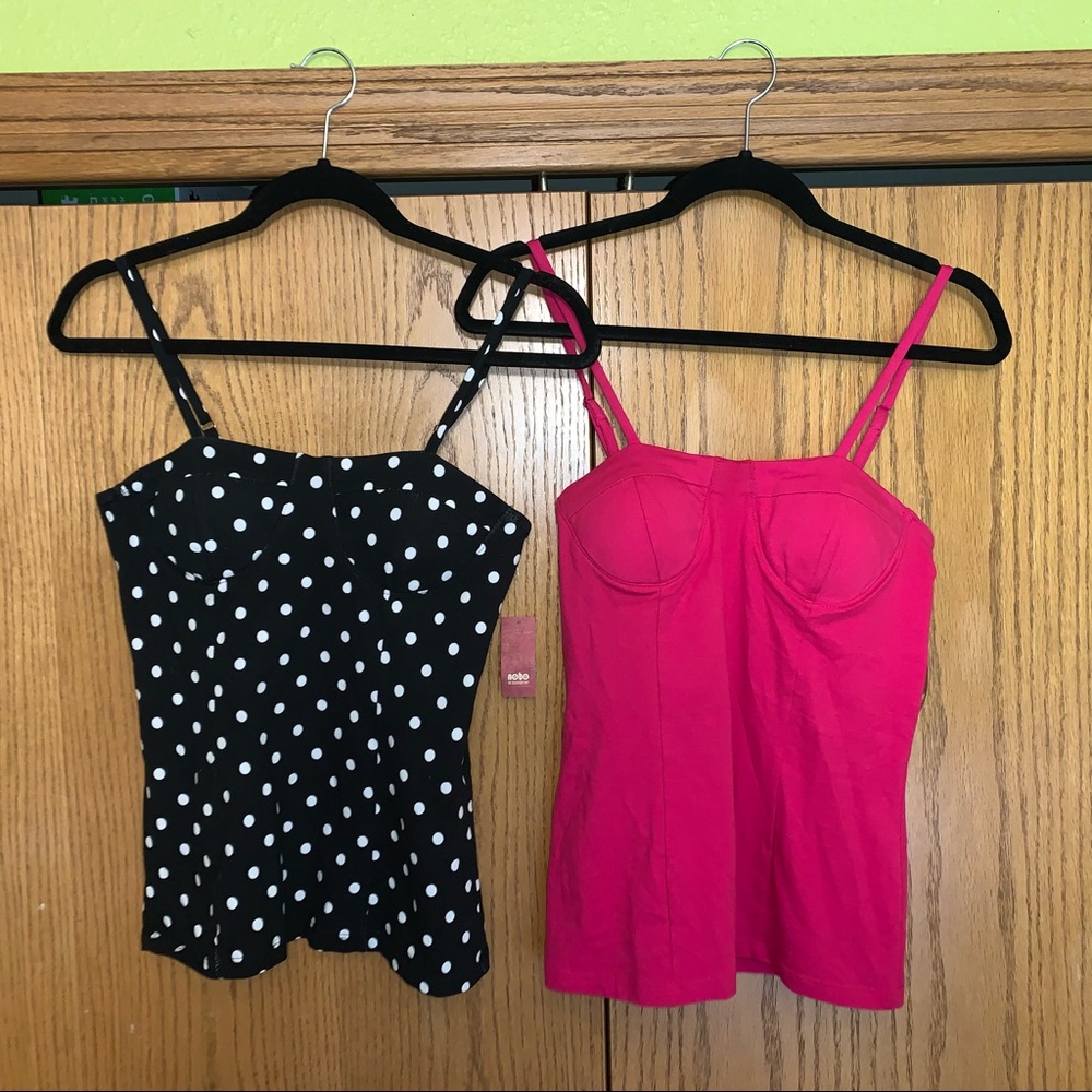 No boundaries: NWT bustier camisoles